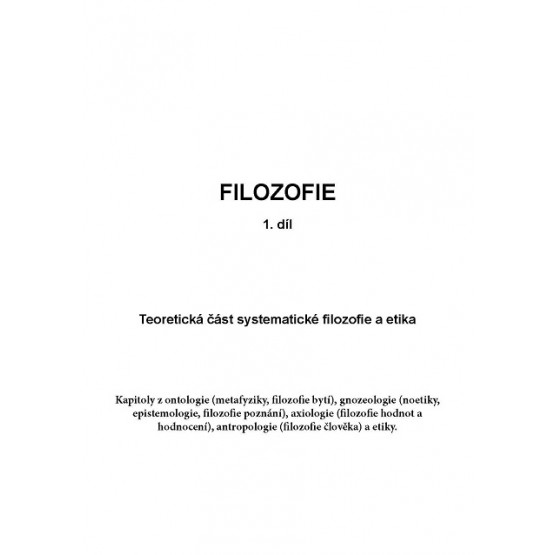 Filosofie - 1. díl