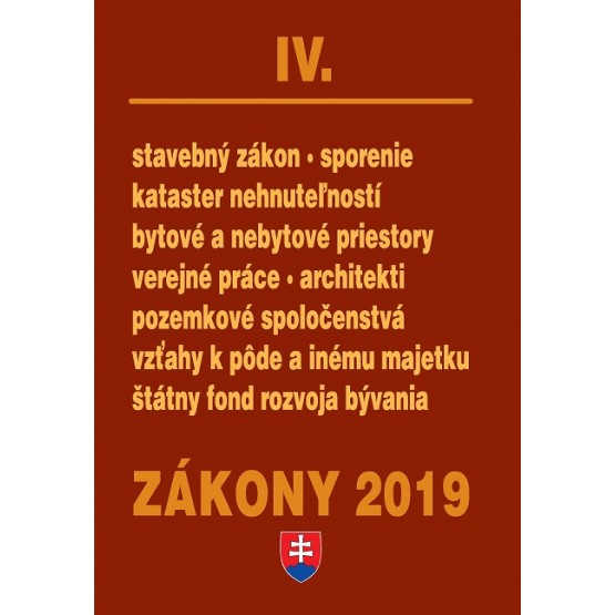 Zákony IV / 2019