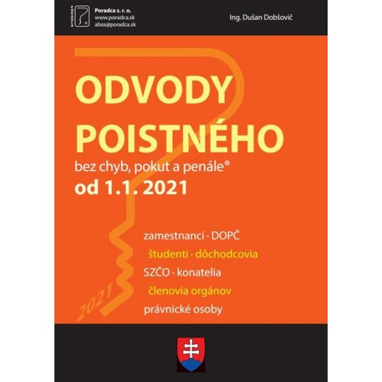 Odvody poistného od 1.1.2021