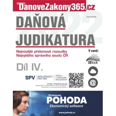 Daňová judikatura (IV.)