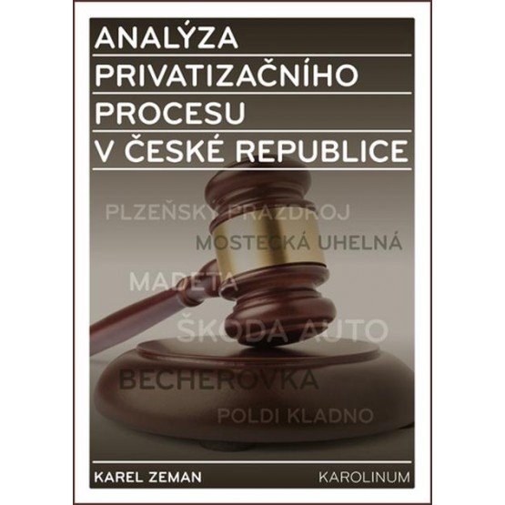 Analýza privatizačního procesu v České republice