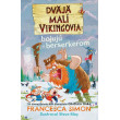 Dvaja malí Vikingovia bojujú s berserkerom