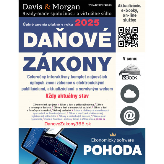 Daňové zákony 2025 - Úplné znenie platné v roku 2025