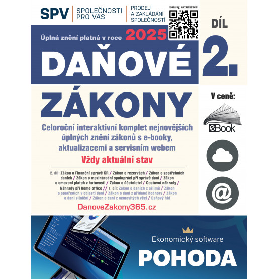 Daňové zákony 2025 (Díl 2.)